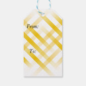  Black & Gold Gift Tag – Custom Text  Cadeaulabel (Achterkant)