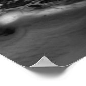 Black Gold Glitter Agate Weddenschap Welkomstteken Poster (Hoek)