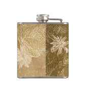 Black Gold Glitter Faux Folie Confetti Heupfles (Achterkant)