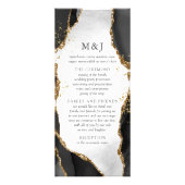 Black, Gold & Grey Mist Agate Programma (Voorkant)