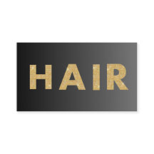 Black&Gold haarstylist professioneel & QR code,