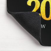 Black Gold Happy New Year 2026 New Years Eve Party Muismat (Hoek)