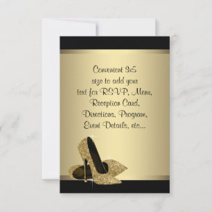 Black Gold High Heels RSVP