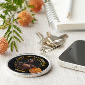 Black Gold High School Basketball Player Photo Sleutelhanger (Zijkant)