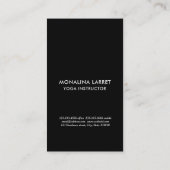 Black Gold Human Design Body Graph Visitekaartje (Achterkant)