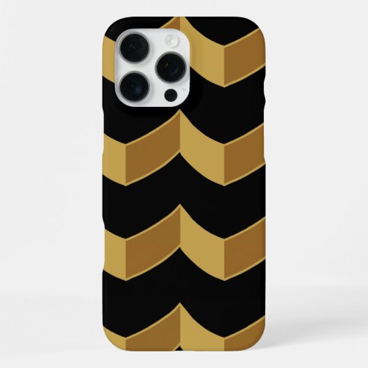 Black Gold iPhone Hoesje (Achterkant)