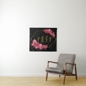 Black Gold Jubileum Party Photo Booth Backdrop Wandkleed (In Situ (horizontaal))