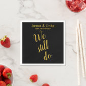 Black Gold Jubileum party-service nog steeds Servet (Insitu)