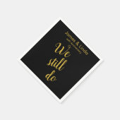 Black Gold Jubileum party-service nog steeds Servet (Hoek)