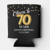 Black Gold juicht voor 70 jaar Koelbox Blikjeskoeler (Achterkant)