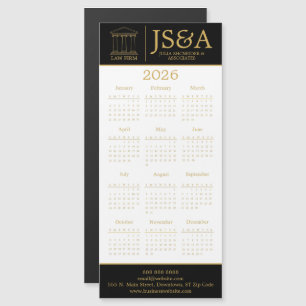Black Gold Justice Columns Law Firm Logo 2026