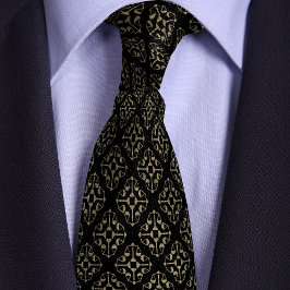 Black & Gold Justice Schalen Advocaat Stropdas
