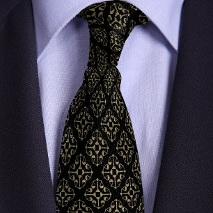 Black & Gold Justice Schalen Advocaat Stropdas