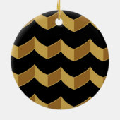 Black Gold Keramisch Ornament (Achterkant)