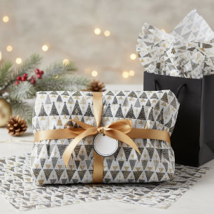 Black Gold Kerstpatroon#25 ID1009 Tissuepapier
