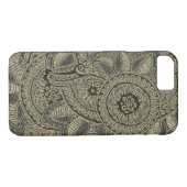 Black Gold  Lace Boho Mandala Drocatcher Case-Mate iPhone Case (Achterkant (Horizontaal))