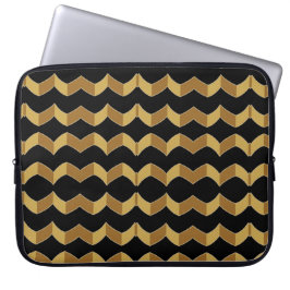 Black Gold Laptop Sleeve