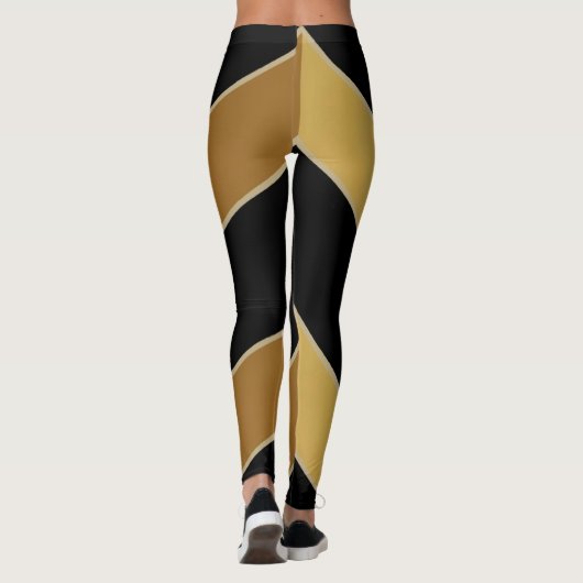 Black Gold Leggings (Achterkant)