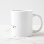 Black Gold Leopard-naam Grote Koffiekop (Rechts)