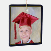 Black Gold Lijst Afstuderen Keepomwille School Keramisch Ornament (Rechts)