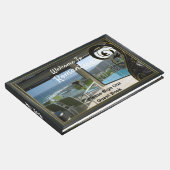 Black Gold Lijst, Black Filigree Sbstract Gastenboek (Hoek)