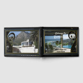 Black Gold Lijst, Black Filigree Sbstract Gastenboek (Volledig)