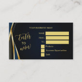 Black gold Logo Loterij Maak Kans op Ticket (Voorkant)
