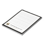 Black Gold Luxury led Notitieblok (Linkerzijde)