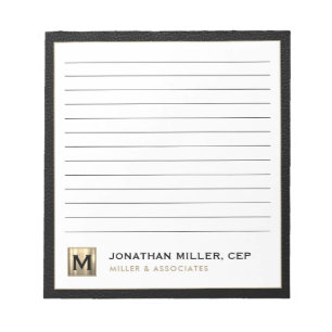 Black Gold Luxury led Notitieblok