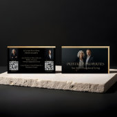 Black Gold Luxury Real Estate Agent Photo Luxe Visitekaartje