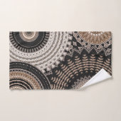 Black Gold Mandalas Bad Handdoek (Handdoek)