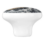 Black Gold Marmer Keramische Knop (Zijkant)