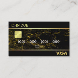 Black Gold Marmer Visitekaartje