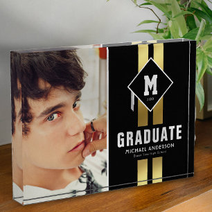 Black Gold Masculine Afstuderen Fotoblokken
