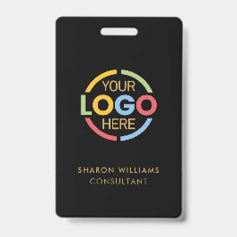 Black Gold-medewerker met aangepaste zakelijke Log Badge