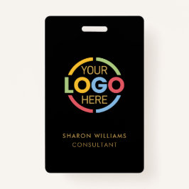 Black Gold-medewerker met aangepaste zakelijke Log Badge