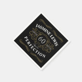 Black Gold  met perfecte verjaardag Servet (Hoek)