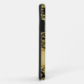 Black & Gold Metallic Floral Damascus-Gepersonalis Case-Mate iPhone Case (Achterkant/rechts)