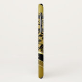 Black & Gold Metallic look Floral Damaskers Case-Mate iPhone Case (Achterkant/links)