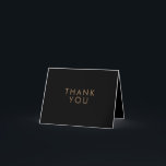 Black Gold Minimalist - Persoonlijk bedankt - Kaar<br><div class="desc">Black Gold Minimalist - Persoonlijk bedankt - Kaart</div>