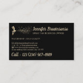 Black Gold Mobile Body Paint Tan Spray Visitekaartje (Achterkant)