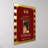 Black Gold Modern Photo is goed uitgevoerd Folie Afdrukken (Laagn)