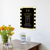 Black Gold Modern Photo is goed uitgevoerd Folie Afdrukken (Laag (Keuken))