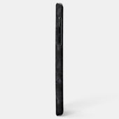 Black Gold Monogram Marble iPhone Hoesje (Achterkant/links)