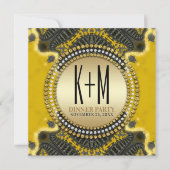 Black Gold Nouveau - Speciaal & Uniek Kaart (Voorkant)