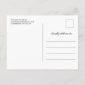 Black Gold Nursing Afstuderen Invitation Briefkaar Uitnodiging Briefkaart (Achterkant)