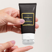 Black & Gold Oil Serum Label Sticker