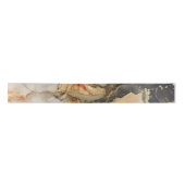 Black Gold Oranje Celestial Satijnen Lint (Voorkant)