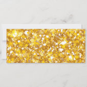 Black & Gold Party Ticket Kaart (Achterkant)