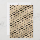 Black Gold Paws Foto Happy Howholidays Feestdagenkaart (Achterkant)